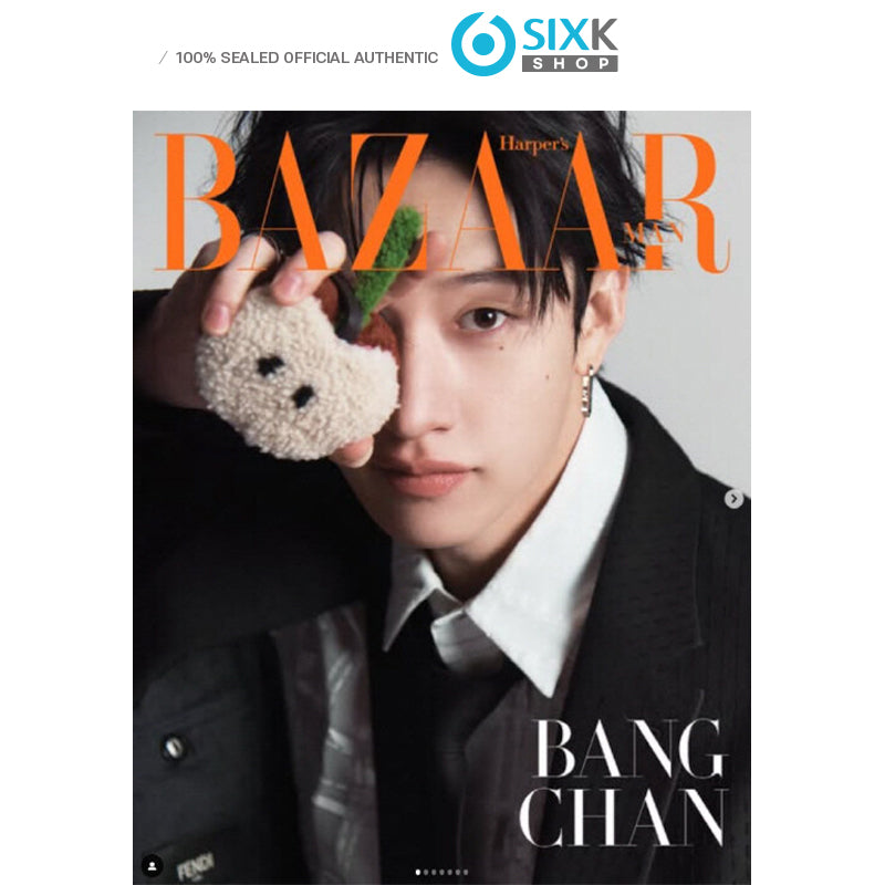 BAZAAR SINGAPORE [MAR issue 2025] BANG CHAN (STRAY KIDS) COVER