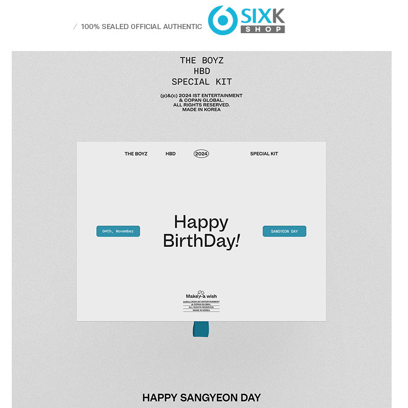 THE BOYZ HBD SANGYEON SPECIAL KIT