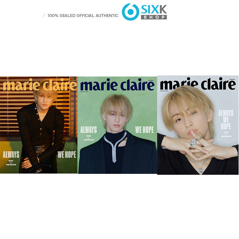 MARIE CLAIRE Magazine - NCT MARK Cover [DEC issue 2024]  benefit