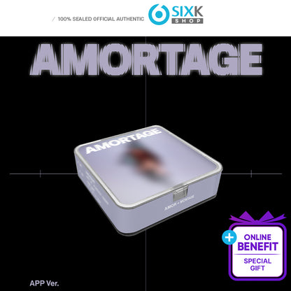 JISOO Mini Album [AMORTAGE] APP Ver (+Online Benefit)