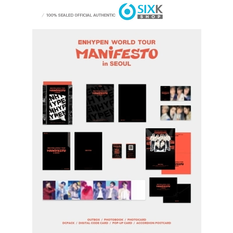 ENHYPEN WORLD TOUR [MANIFESTO] IN SEOUL (DIGITAL CODE)