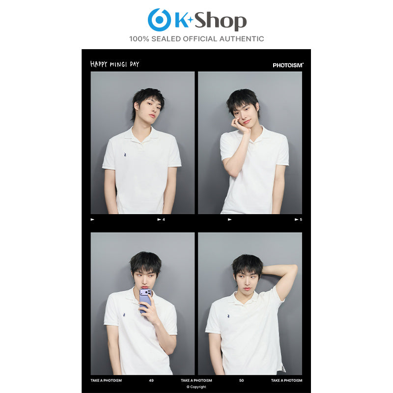 PHOTOISM x MINGI (ATEEZ) Snapism PHOTOCARD STICKER