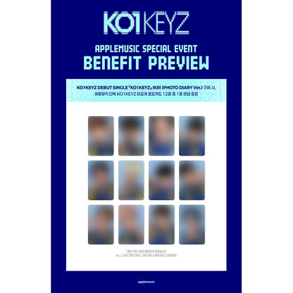 KO1KEYZ -DEBUT SINGLE [KO1KEYZ] Photo Diary Ver (Online Benefit)