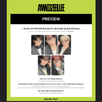 AND2BLE - DEBUT 1ST MINI ALBUM [Sequence 01 : Curiosity] (Online Benefit)