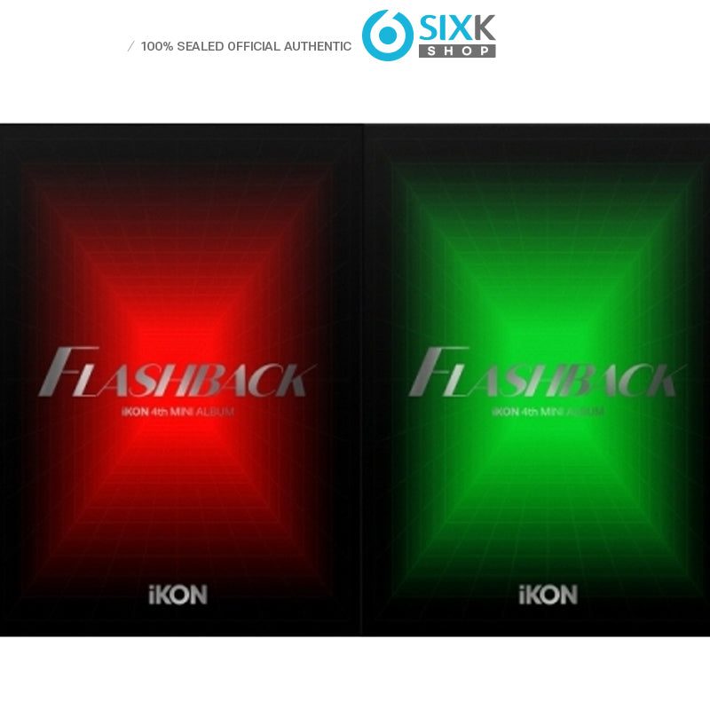 iKON - FLASHBACK (4TH MINI ALBUM ) PHOTOBOOK (GREEN VER)