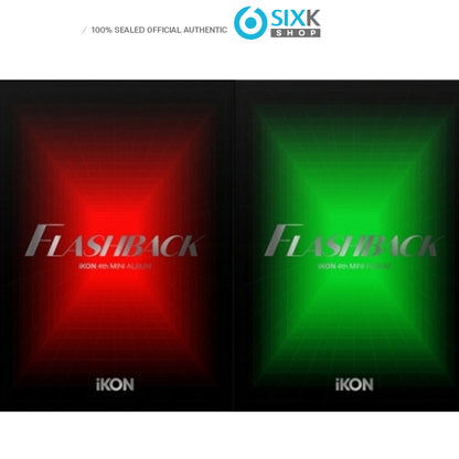 iKON - FLASHBACK (4TH MINI ALBUM ) PHOTOBOOK (GREEN VER)