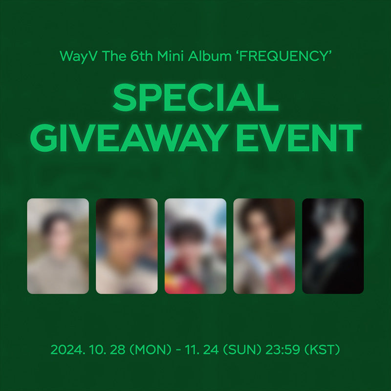 WayV 6th mini album [FREQUENCY] Photobook Ver (+Online Benefit)