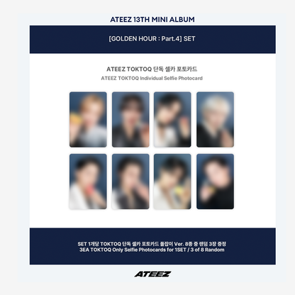 ATEEZ - 13TH MINI ALBUM [GOLDEN HOUR Part.4] STANDARD VER. (Online Benefit)