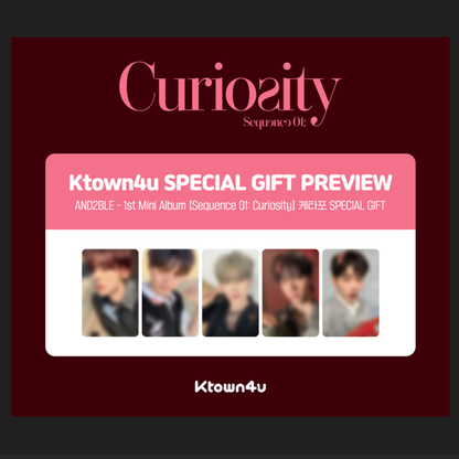 AND2BLE - DEBUT 1ST MINI ALBUM [Sequence 01 : Curiosity] (Online Benefit)