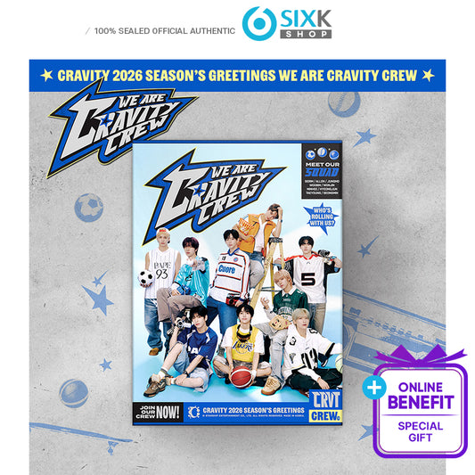 CRAVITY 2026 SEASON’S GREETINGS [WE ARE CRAVITY CREW] (Online Benefit)
