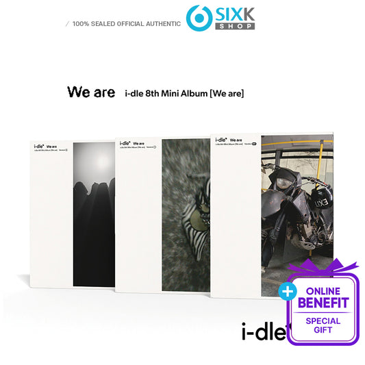 I-DLE - 8TH MINI ALBUM [We are i-dle] (+Online Benefit)