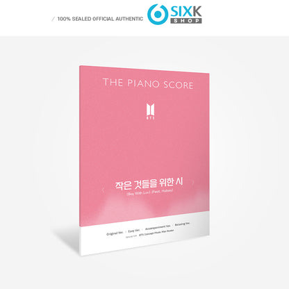 THE PIANO SCORE : BTS Boy With Luv (Feat. Halsey)