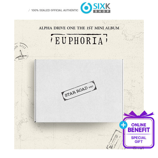 ALPHA DRIVE ONE - THE 1ST MINI ALBUM [EUPHORIA]  STAR ROAD ver. (STARRIVER Online Benefit)