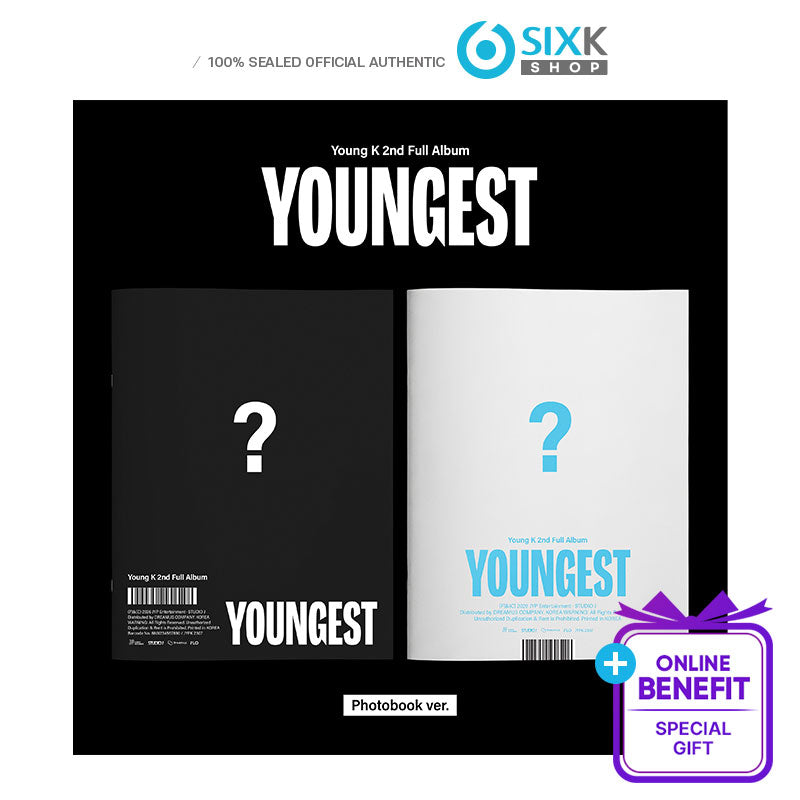 Young K (DAY6) – THE 2ND FULL ALBUM [YOUNGEST] Photobook Ver. (Online Benefit)