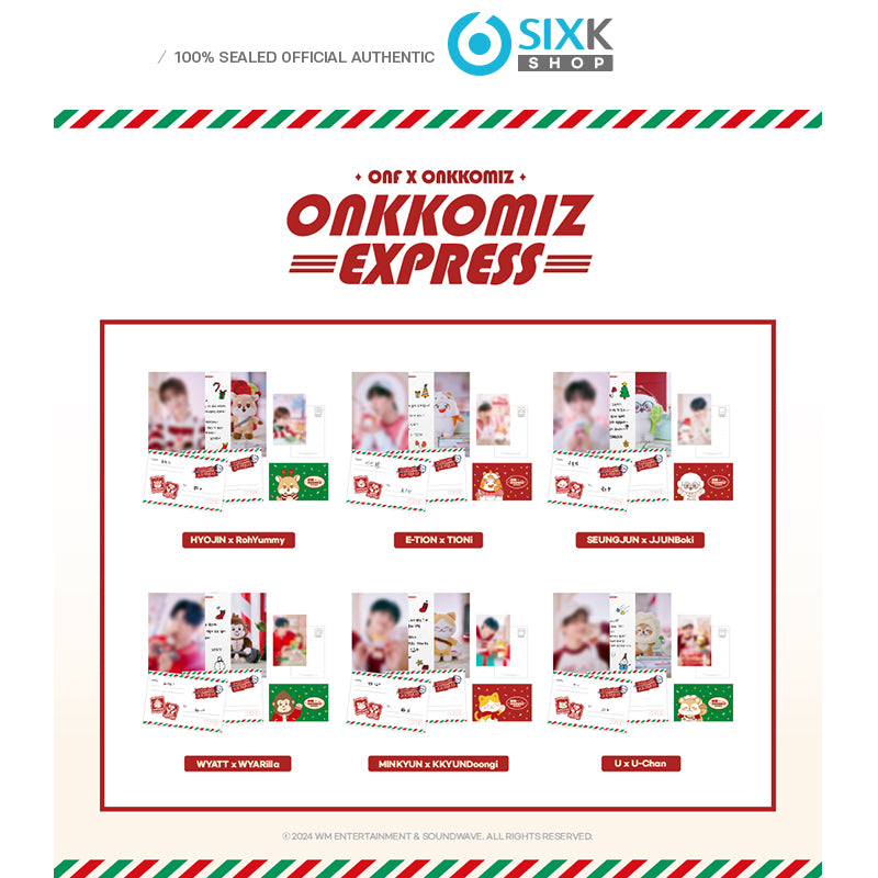 ONF x  [ONKKOMIZ EXPRESS] POP-UP MD(Member Choice)