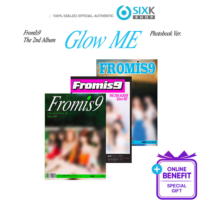 fromis 9 - The 2nd Album [Glow Me] Photobook Ver. (Online Benefit)