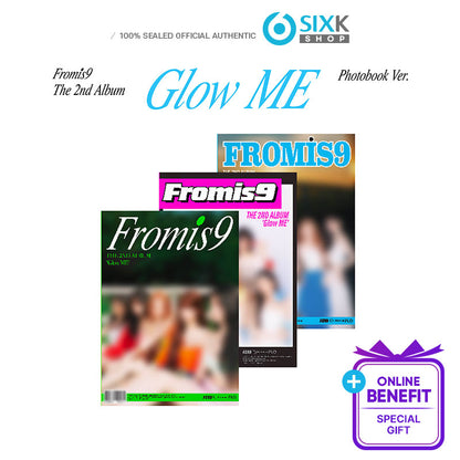fromis 9 - The 2nd Album [Glow Me] Photobook Ver. (Online Benefit)