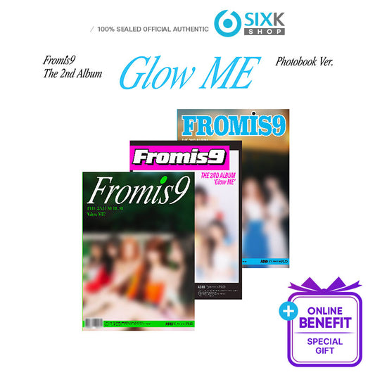 fromis 9 - The 2nd Album [Glow Me] Photobook Ver. (Online Benefit)