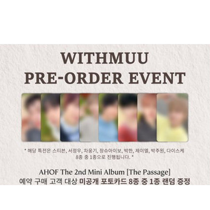 AHOF The 2nd Mini Album [The Passage] (Online Benefit)
