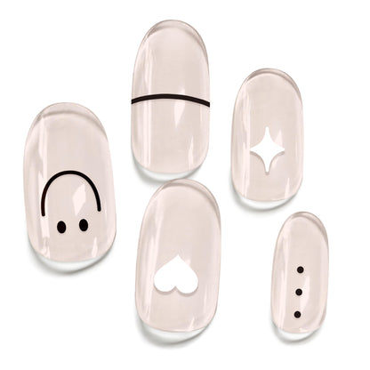 Premium Korean Gel Nail Stickers - Easy to Apply Long Lasting Salon Look