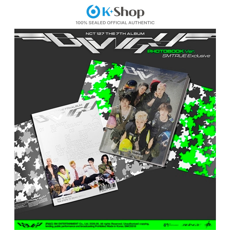 NCT 127 - 7TH ALBUM [BLINGY] Photobook Ver. SMTrue Exclusive