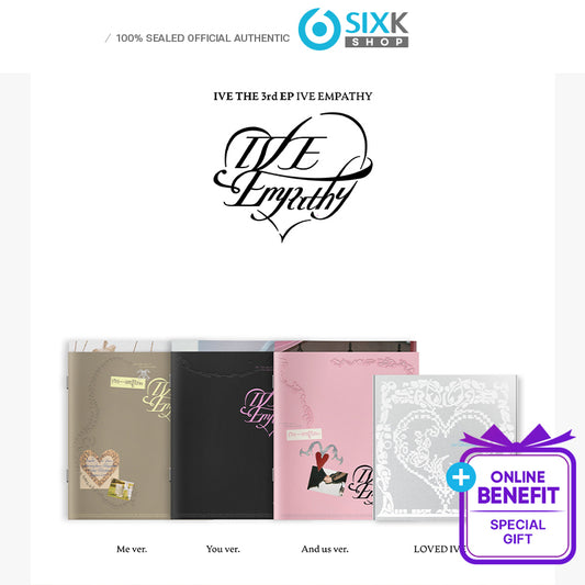 IVE THE 3rd EP [IVE EMPATHY] (Standard SET+LOVED IVE) (Online Benefit)