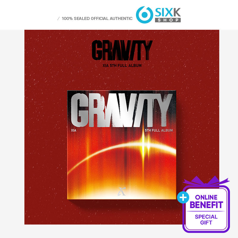 KIM JUN SU(XIA) - 5th FULL ALBUM [GRAVITY] Orbit Ver.(Online Benefit)