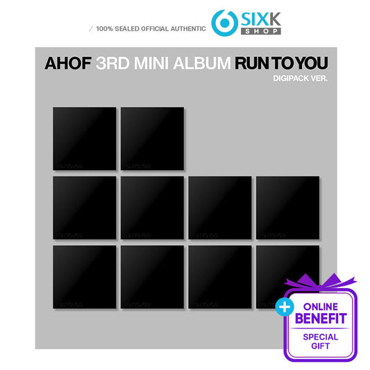AHOF 3RD MINI ALBUM [RUN TO YOU] DIGIPACK Ver. (Online Benefit)