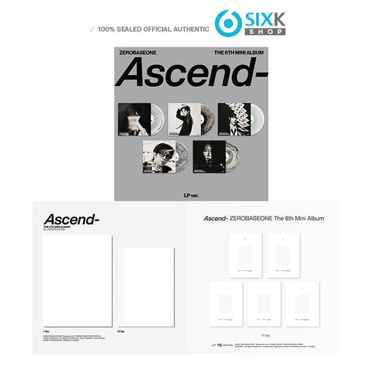 ZEROBASEONE - 6TH MINI ALBUM [Ascend-] ( COMBINED 3EA 1SET )