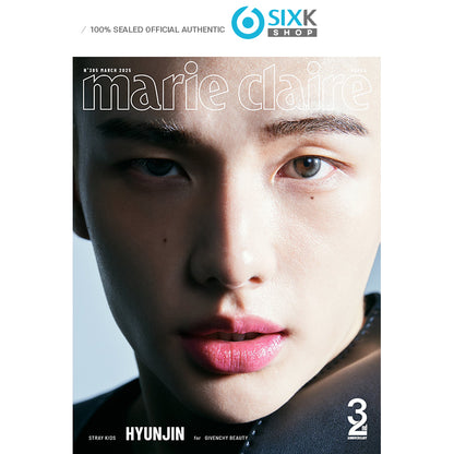 Marie Claire - HYUNJIN (Stray Kids) / BIBI COVER  [Mar issue 2025] (+Translation)