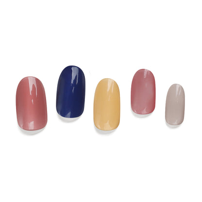 Premium Korean Gel Nail Stickers - Easy to Apply Long Lasting Salon Look