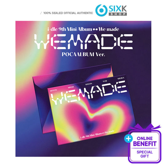 i-dle - 9th Mini Album [We Made] POCAALBUM Ver.(Online Benefit)