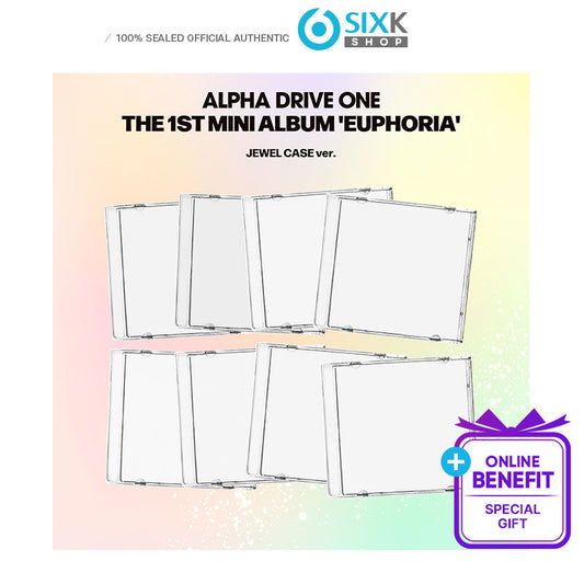 ALPHA DRIVE ONE - THE 1ST MINI ALBUM [EUPHORIA] JEWEL CASE ver.(STARRIVER Online Benefit)