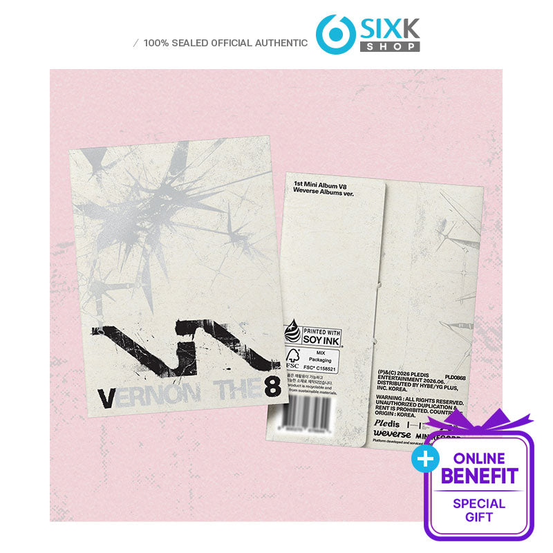 V8 (SEVENTEEN) 1st Mini Album [V8] Weverse Albums ver.(Online Benefit)