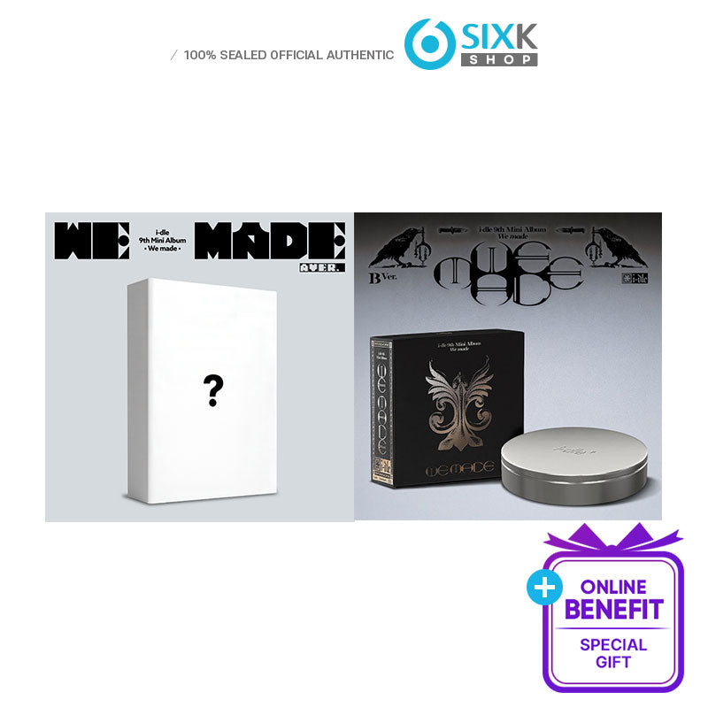 i-dle - 9th Mini Album [We Made] A&B Ver. (Online Benefit)