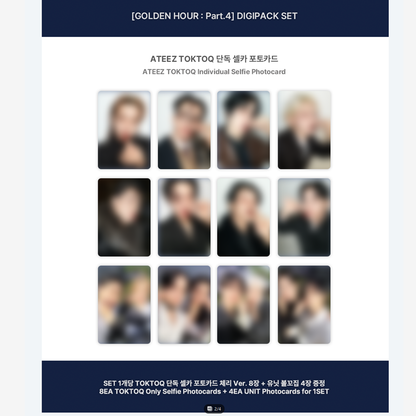 ATEEZ - 13TH MINI ALBUM [GOLDEN HOUR Part.4] DIGIPACK VER. (Online Benefit)