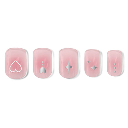 Premium Korean Gel Nail Stickers - Easy to Apply Long Lasting Salon Look