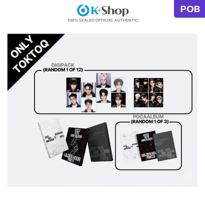 ATEEZ - 15TH MINI ALBUM [GOLDEN HOUR : Part.6] TOKTOQ SET (Online Benefit)