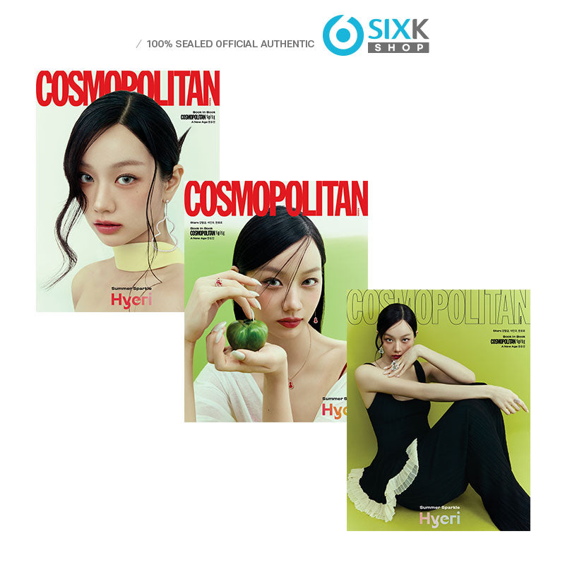 COSMOPOLITAN - HYERI COVER [JUL ISSUE 2026]HAN YUJIN(AND2BLE) BOOK-IN-BOOK