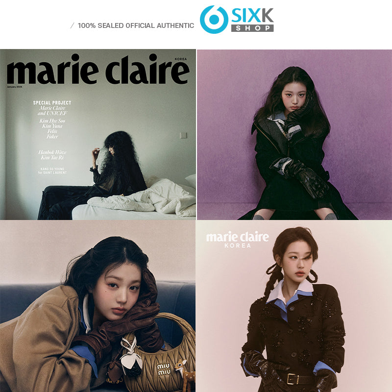 MARIE CLAIRE - IVE WONYOUNG/ STRAY KIDS FELIX Pictorial [JAN 2025]