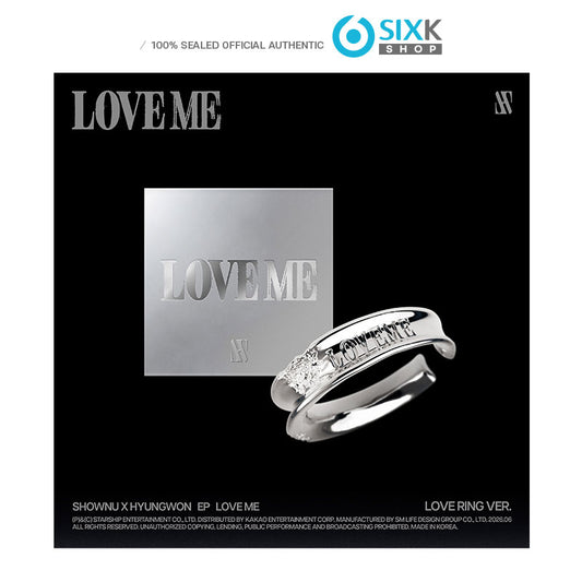 SHOWNU X HYUNGWON (MONSTA X) –  EP [LOVE ME] LOVE RING VER.(Limited)
