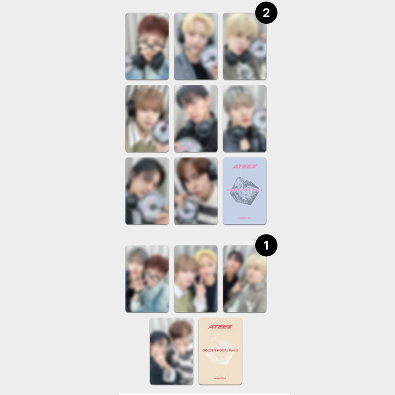 ATEEZ - 14TH MINI ALBUM [GOLDEN HOUR : Part.5] CDP Ver. (Online Benefit)