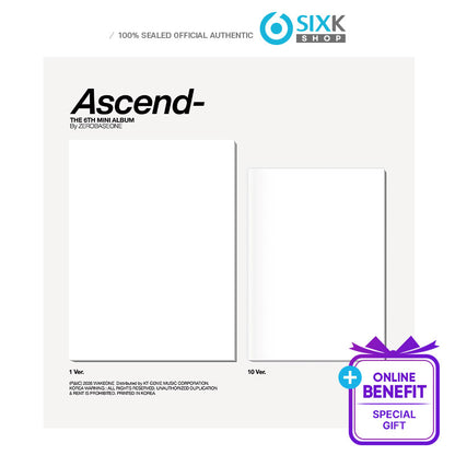 ZEROBASEONE - 6TH MINI ALBUM [Ascend-] Photobook Ver.(Online Benefit)