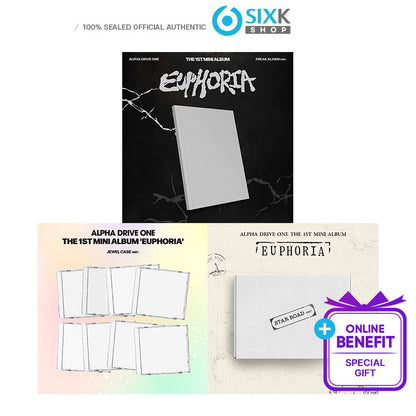 ALPHA DRIVE ONE THE 1ST MINI ALBUM [EUPHORIA] SET 3EA(Online Benefit)