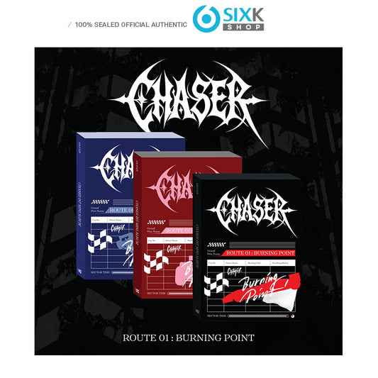 CHASER - DEBUT 1ST MINI ALBUM [ ROUTE 01 BURNING POINT]