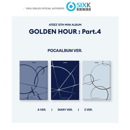 ATEEZ - 13TH MINI ALBUM [GOLDEN HOUR Part.4] POCAALBUM VER. (LUCKY DRAW)