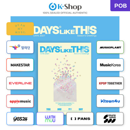 DAY6 2027 Season’s Greetings [DAYS LIKE THIS] (Online Benefit)
