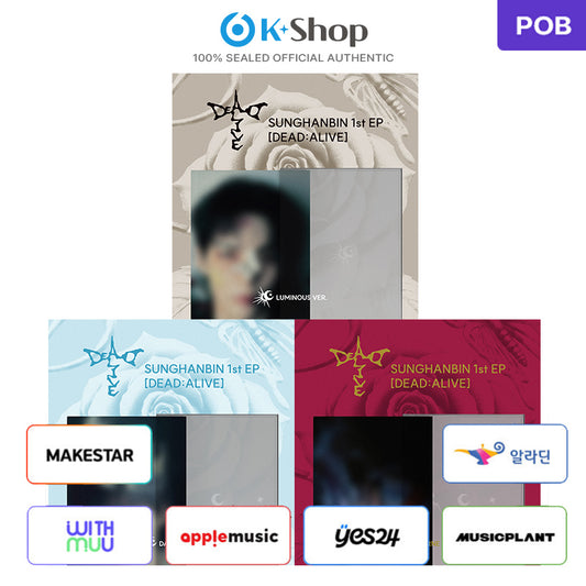 SUNGHANBIN(ZB1) - 1st EP [DEAD ALIVE] Photobook Ver. (Online Benefit)