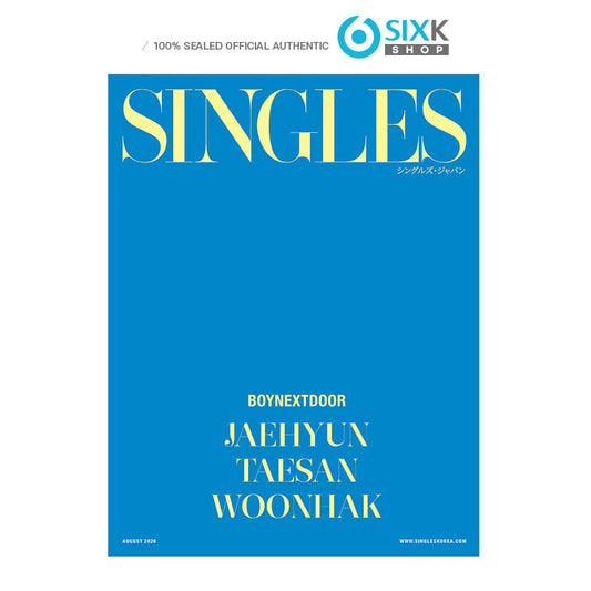 SINGLES JAPAN VOL.20 - JAEHYUN, TAESAN, WOONHAK(BOYNEXTDOOR) COVER