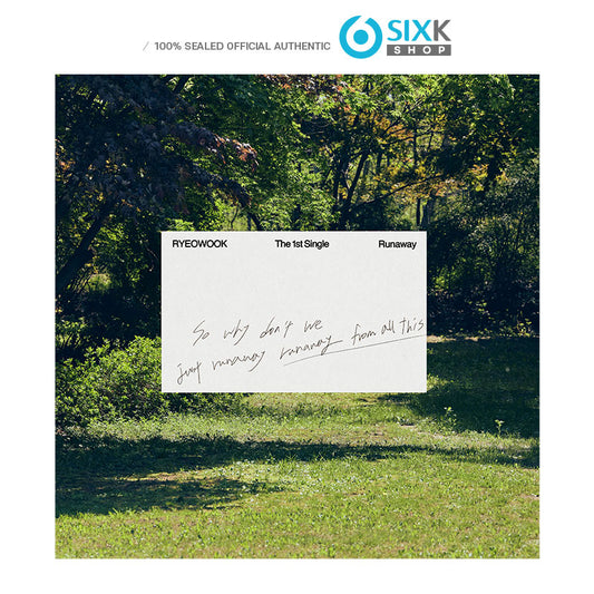 RYEOWOOK(SUPER JUNIOR) - THE 1st Single [Runaway] Digipack Ver.